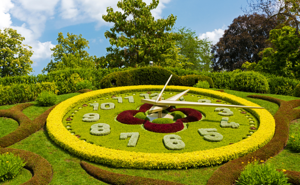 Switzerland Flower Clock